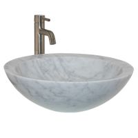 Sell Round Polished Marble Vessel Sink