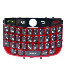 Replacement Keypad Keyboard For Blackberry Javelin Curve 8900 Metalic Red