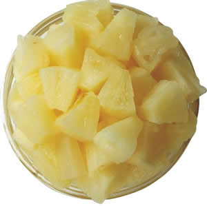 canned pineapple slices pieces tidbits chunks