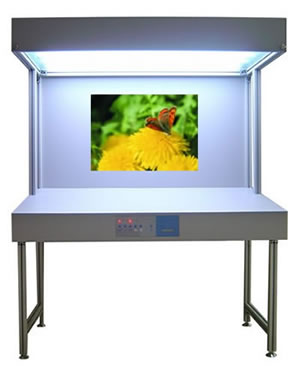 Inteke Color Light Booth, Color Viewing Box, Color Matching Booth Cac 12