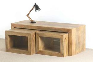 mango wood nest table exporter wholesaler india