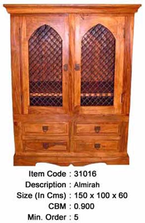 Rosewood Indian Almirah, Cabinet Manufacturer, Exporter And Wholesaler India