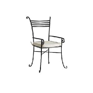 Wrought Iron Chair With Cushion Manufacturer, Exporter And Wholesaler From India