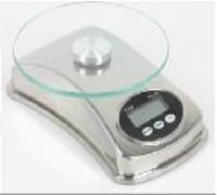 electronic kitchen scales wbk 03 glass platform stainless steel 18 8 body