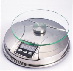 Glass Platform Kitchen Scales Wbk-01 1kg-5kg Widely Used In Kitchen For Nutrition Caterings.