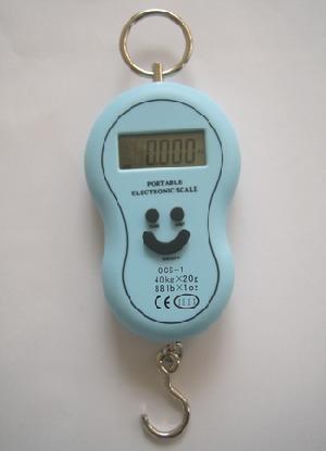 Light Blue Digital Hook Scales Ce And Rohs, 40kg / 20g 88lb