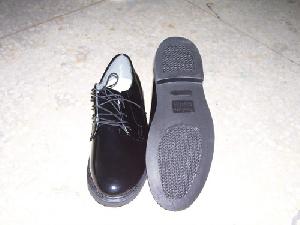 military police patent pu leather shoes