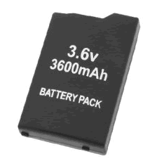 psp 3600 mah battery