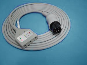 Din 3-lead Ecg Cable