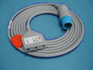 Mennen Din 3-lead Ecg Cable Leadwires