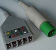 Nihon Kohden 3 Leads Ecg Cable For Oec-6102a
