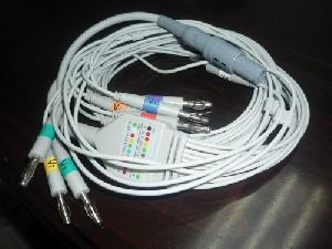 welch allyn cpr un ub d pro ecg cable 10 leads