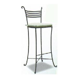 Wrought Iron Bar Stool With Cushion Manufacturer, Exporter And Wholesaler India