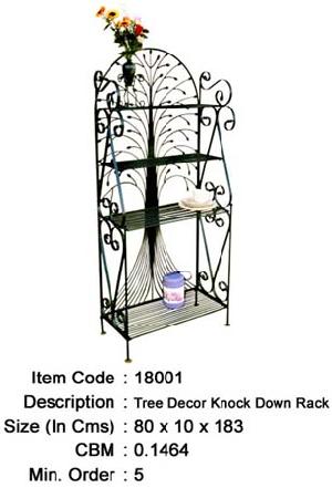 Wrought Iron Folding Rack, Knock Down Manufacturer, Exporter And Wholesaler India