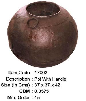 Wrought Iron Pot Manufacturer, Exporter And Wholesaler India