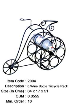 Wrought Iron Wine Bottle Storage Manufacturer, Exporter And Wholesaler India