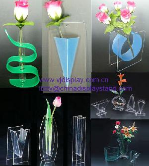 plexiglass vase