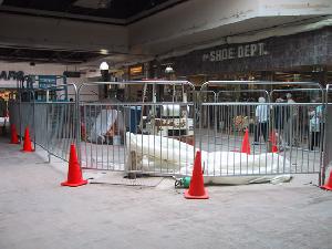 Steel Pedestrian Fencing, Portable Barrier