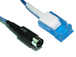 datascope accutorr 3 4 sat passport spo2 adapter cable