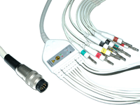 Petas Electrocardiograph Ekg Cable With Leadires