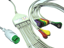 Spacelabs 90496 Ultraview Module One-piece Ekg Cable With Leadwires