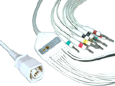 Zoll One-piece Ekg Cable With Leadwires