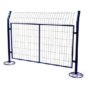 Black Powder Coated Mesh Fence For Garden, Gulf And Pool Use