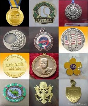 badge medal metal coin gold