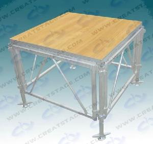 aluminum folding plywood stage