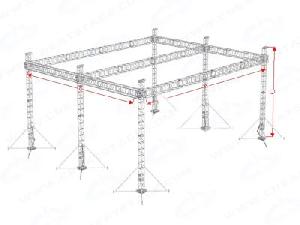 Aluminum Lighting Stage Truss