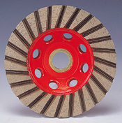 straight turbo cup wheels concrete granite marble