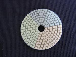 Tri-color Wet Polishing Pads