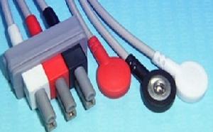 Hp M1605a 3-lead Leadwires With Aa Type Ends 4.0 Snap