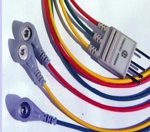 Nihon Kohden Br-002p Ronseda 3 Leads Ecg Cable