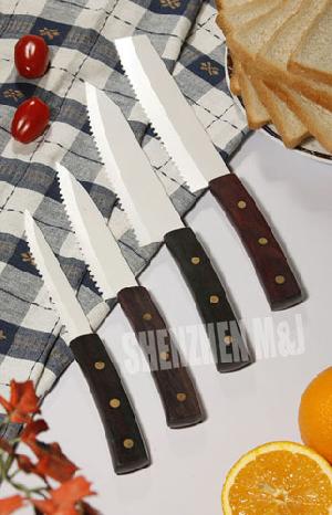 serrated ceramic kitchen knives sandalwood handle