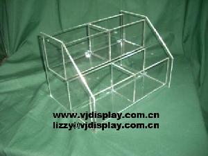 acrylic tiered bin