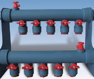 plastic manifold underfloor heating system