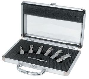 Hss Annular Cutters, Core Drills, With Weldon Shank, 6 Pcs In Aluminium Box