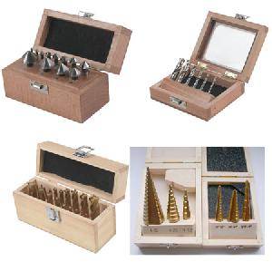 Hss Countersinks, Step Drills, End Mills, Twist Drills In Wooden Box