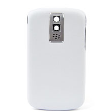 Blackberry Bold 9000 Premium Leather Backing Door Battery Cover White