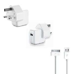 Ipod And Iphone Genuine Mains Charger And Usb Lead