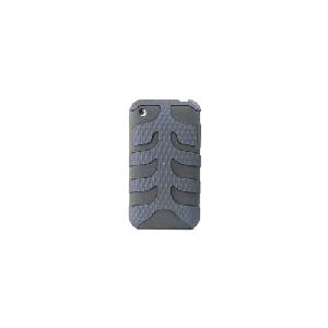Plastic Fishbone Black Silicone Case For Apple Iphone 3gs Iphone