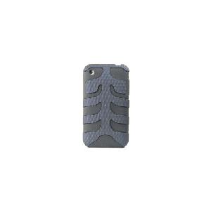 Plastic Fishbone Black Silicone Case For Apple Iphone 3gs Iphone