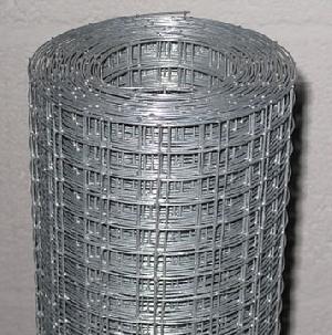 1 Inch Square Hole, Galvanized Weldmesh Roll