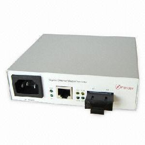 10 100m 1000m gigabit fiber media converter