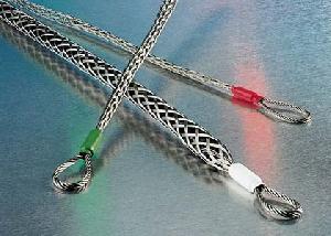 Wire Mesh Cable Pulling Grips In Gal. Steel / Stainless Steel Wire Of Various Types / Sizes