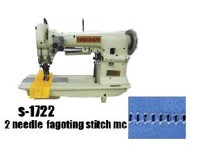 Double Needle Fagoting Stitch Sewing Machine