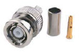 rf coaxial bnc striaght plug crimp rg58 cable connectors