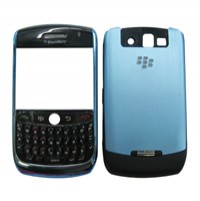 Compatible Blackberry 8900 Cell Phone Fullset Housing With Keypad Blue