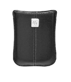 Rim Blackberry 9500 Storm Leather Pocket Black